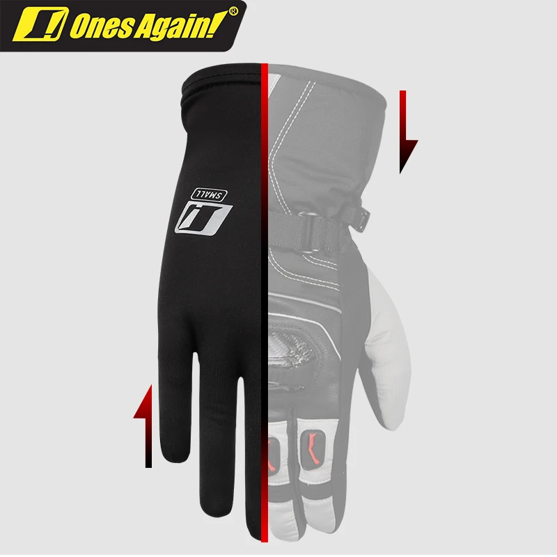 Motorcycle gloves sports gloves winter gloves Creative Motorcycle Inner Gloves Summer Ice Silk Lined Women Driving Light Speed Take Off Thin Tight Winter Inner Lining Gloves