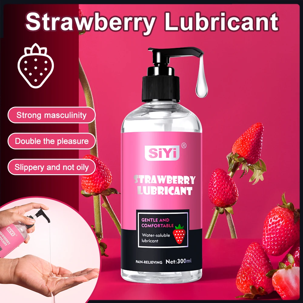 300ml Water-based Sex Lubricant Lube Gel for Men Edible Vaginal Body Massage for Couple