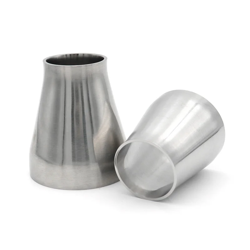SS304 Stainless Steel Sanitary Concentric Reducer Welding 19 25 32 38 45 51 57 63 76 89 102mm Pipe Fitting Homebrew Beer
