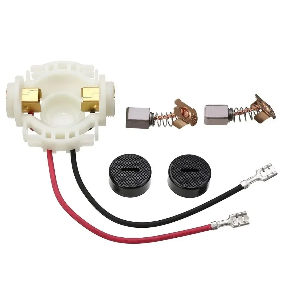 Durable Carbon Brush Holder Kit – Plastic Tool Accessories with Metal Caps (5 or 10 Pieces Set)