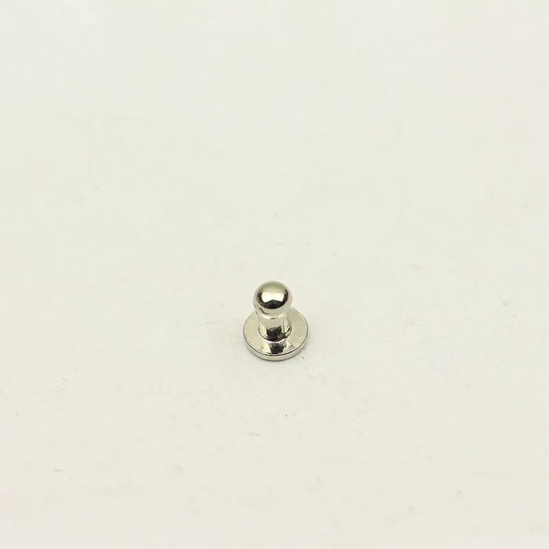 100pcs 4mm Mini Copper Nipple Nail Buckle Metal Rivet for Bag Purses Fastner Clasps Studs Screw Buttons Leathercraft Accessories