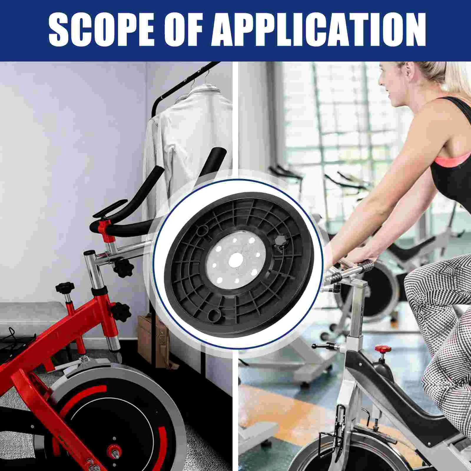 Indoor Pulley Belt Drive Plate Fitness Turntable Electric Bike Abs Rotating Wheel Exercise
