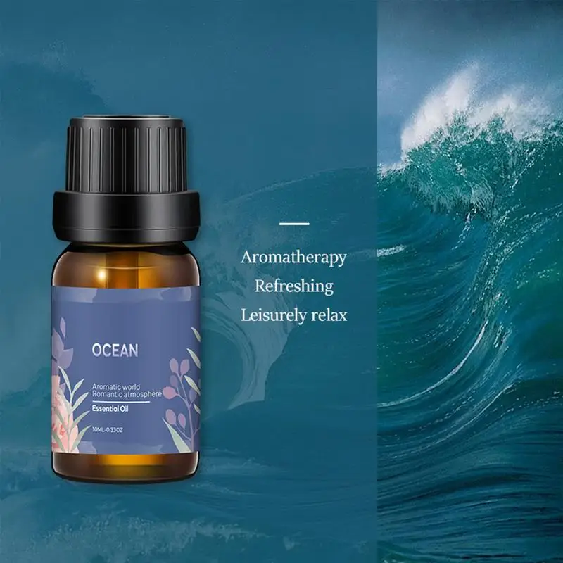 Fragrance Oil For Diffuser 6pcs Aromatherapy Oils Set Multi-Purpose 6 Scents Floral Oils For Relaxation & Home Fragrance