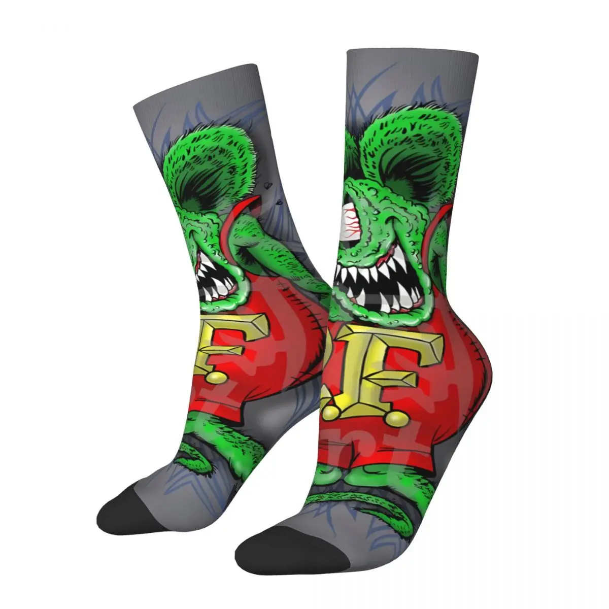 

Gray Rat Fink Socks Shopping 3D Print Boy Girls Mid-calf Sock