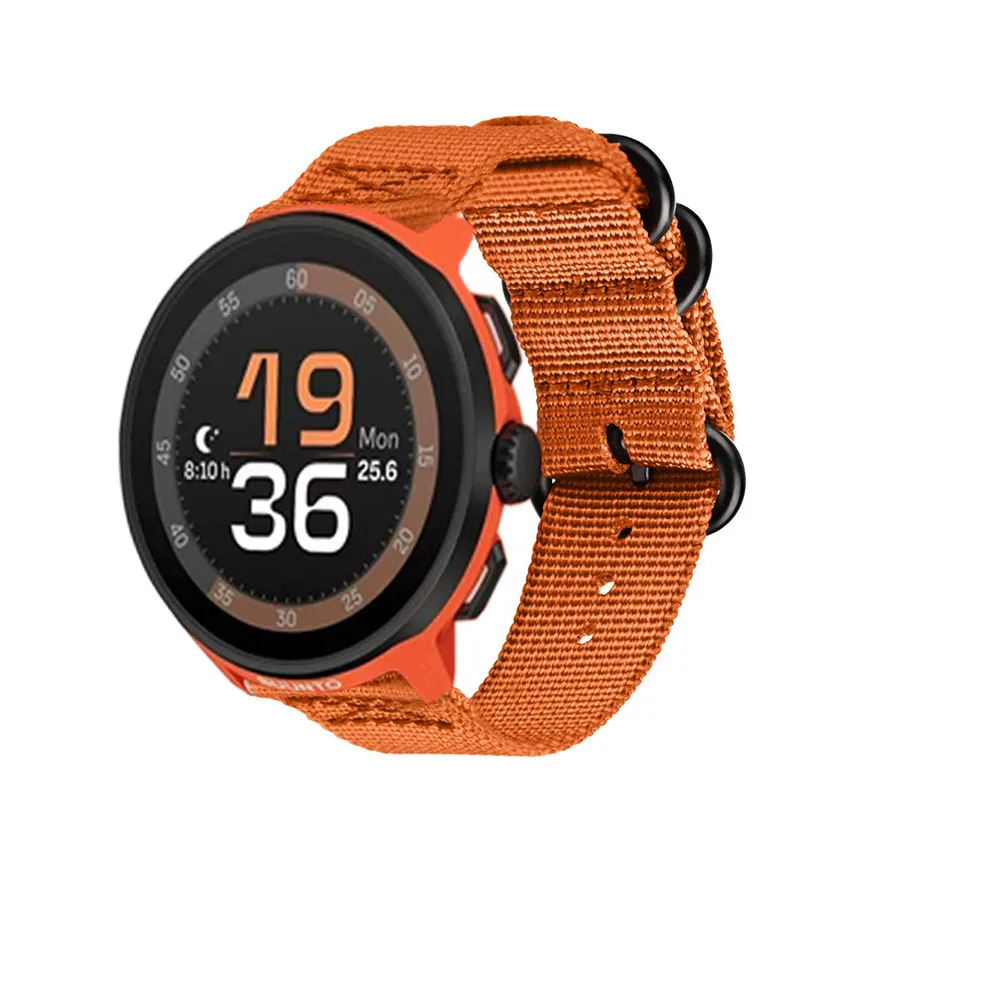 22mm Nylon Loop Strap Bracelet Watchband - Versatile and Durable