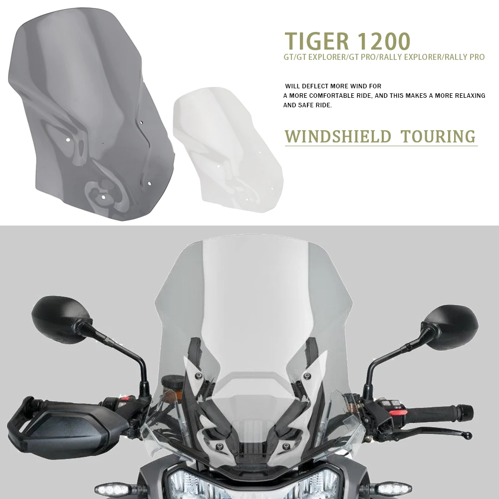 

Tiger 1200 GT/GT Explorer/Rally Pro/Rally Explorer 2022-2024 New Motorcycle Windscreen Windshield Covers For Tiger1200 GT Pro