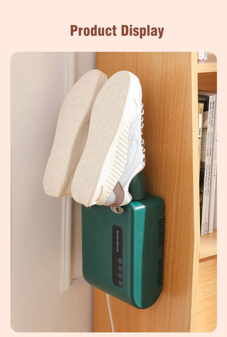 Adjustable Electric Shoe Dryer And Deodorizer With Dehumidifier