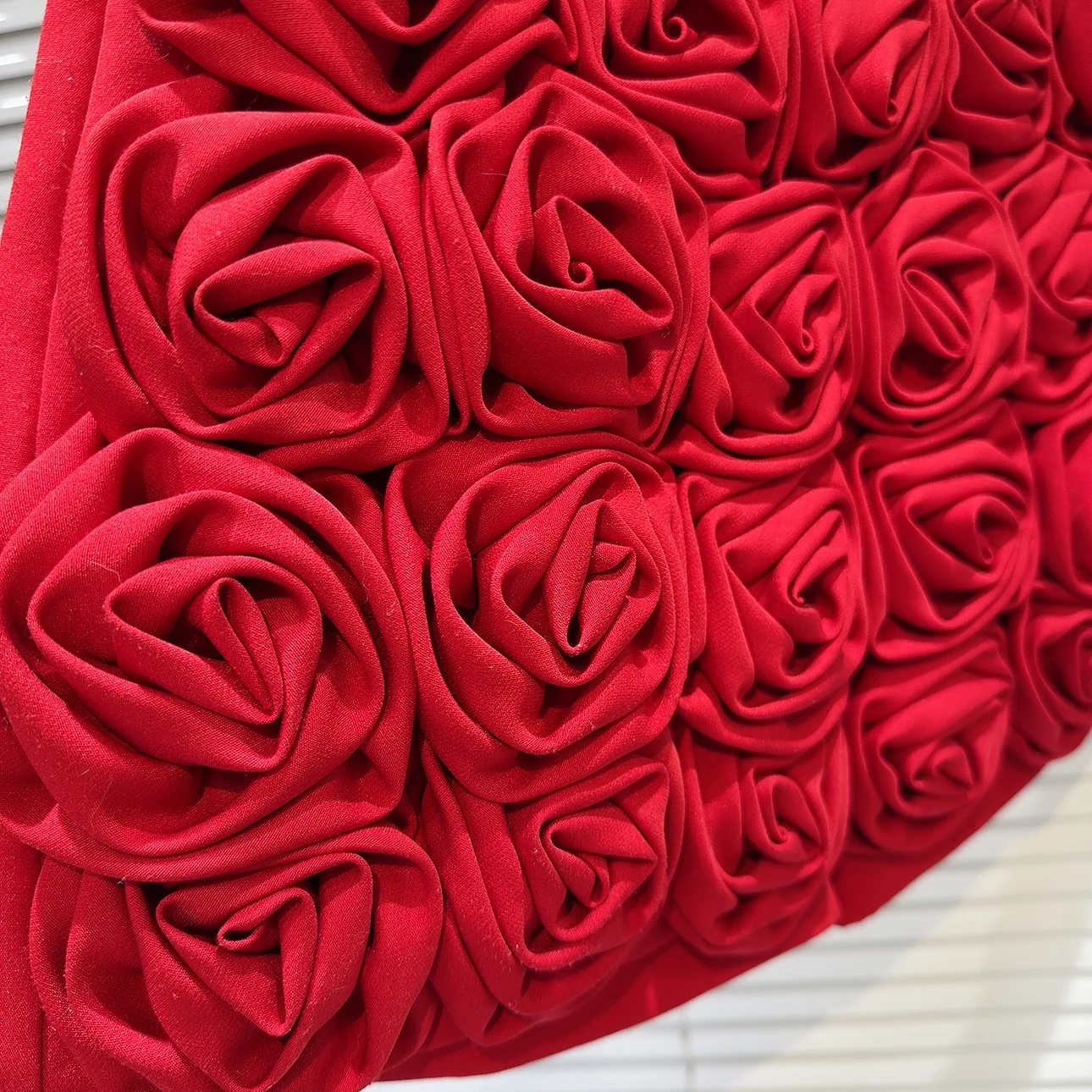 2024 Spring and Summer New Fashion 3D Rose Flower Shorts Loose Temperament Slim-fit Hot Girl Short Women's Pants All-matching