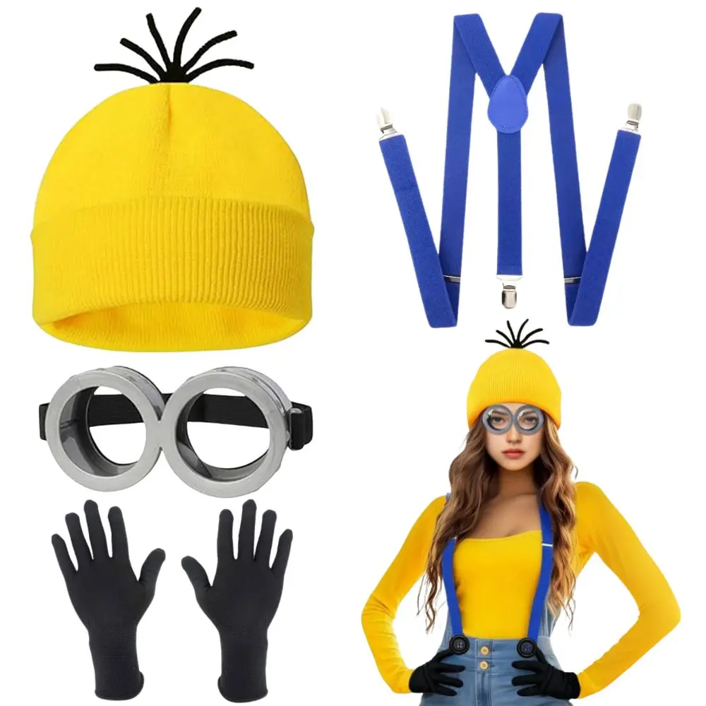 Disfraz Cosplay Kids Costume Disguise Jumpsuit Beanie Gloves