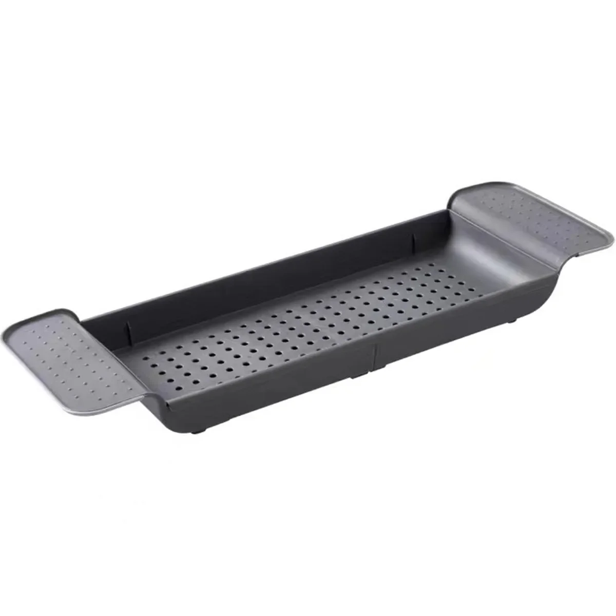 Bathtub Tray Expandable Drain Bathtub Shelf Multifunctional Storage Rack Detachable Adjustable Rack Plastic