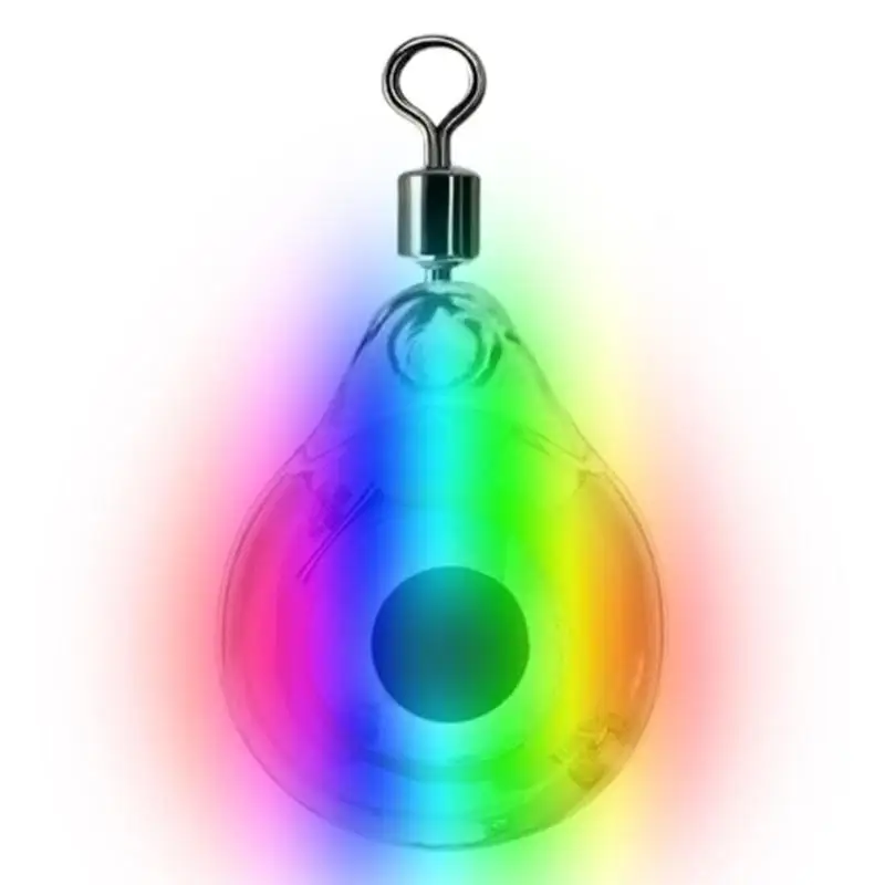 Mini Fishing Lure Light Eye Shape LED Deep Drop Underwater Fishing Lure Trap Light Luminous Fishing Squid Fishing Bait Lure