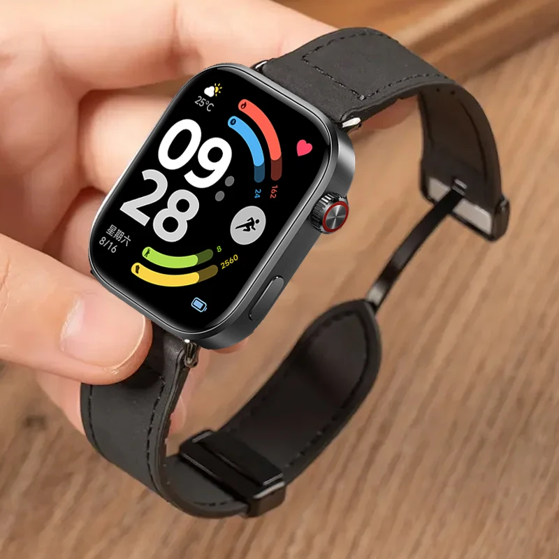 Magnetic Silicone-Leather Strap