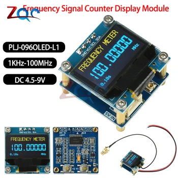Contatore di frequenza 1kHz-100Mhz Display OLED Misuratore di frequenza RF digitale Oscillatori di segnale di misurazione ad alta precisione Amplificatori