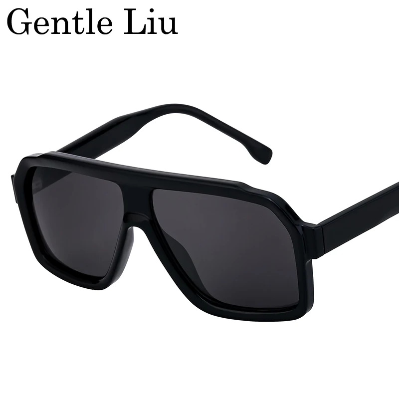 Übergroße quadratische Sonnenbrille für Herren und Damen, großer Rahmen, 2025 Luxusmarke, Vintage-Schutzbrille für Männer, Outdoor-Fahrbrille, UV400