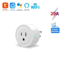 WiFi Smart Plug 20A with Power Monitoring and Voice Control - WiFi 1PCS