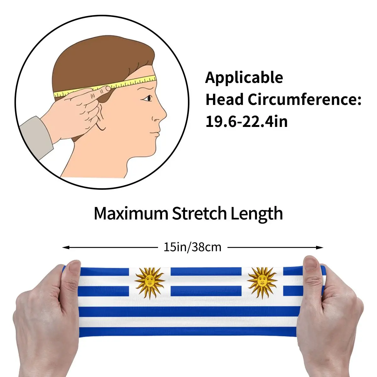 Fascia Sportiva Unisex Con Stampa Bandiera Inglese – Elastic E Traspirante, Assorbente, Per Corsa, Trekking, Yoga E Palestra
