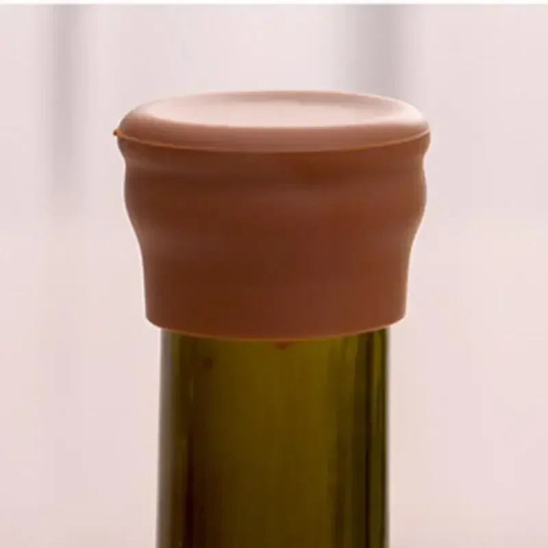 Wine Corks Bar Bartender Accessories Reusable Silicone Bottle Stopper Drink Beer Champagne Freshs Cover Barware Kitchen Dining wine stopper wine stoppers