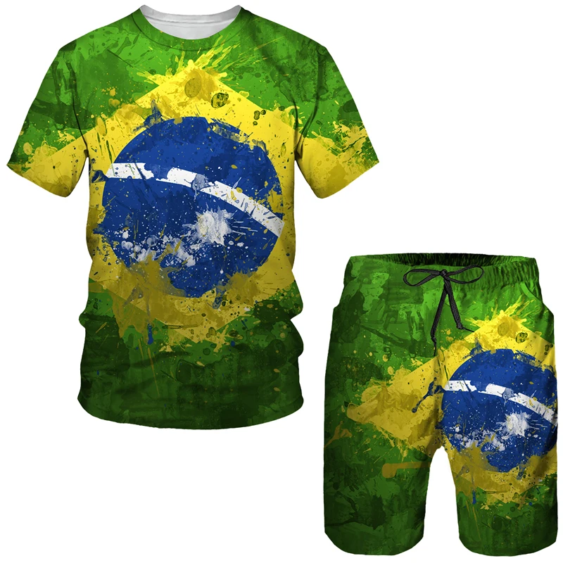 moda tshirts praia board shorts em torno