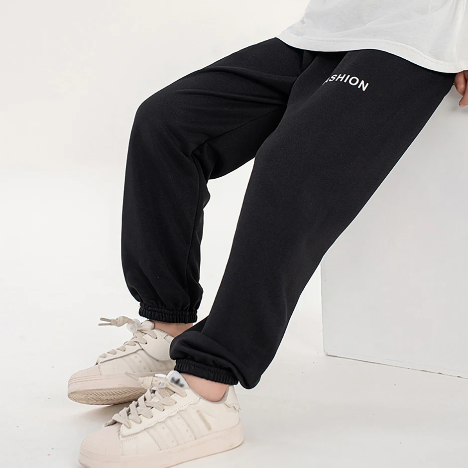 Summer And Autumn New Children's Solid Color Letter Casual Sports Sweatpants For Boys And Girls Handsome And Cute Pants 32 Sb9fe9c7d8c824ae3a5eeb71a985d14d00