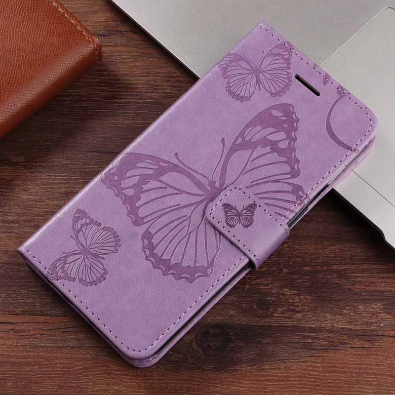 Leather Magnetic Flip Wallet Phone Case with Card Slot and Holder