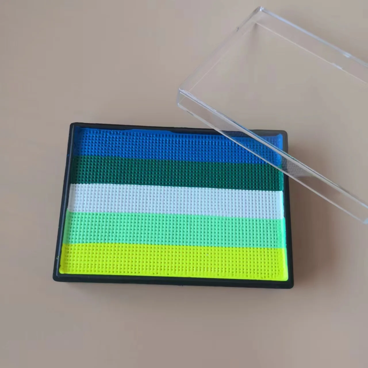 Description Picture 6 of item50g Water Activated Professional Face Paint Rainbow Split Cake Painting for Halloween Christmas Face Body Paint