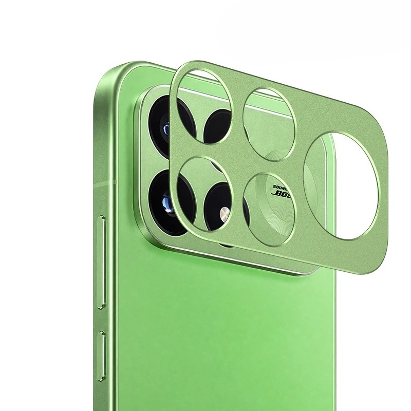 Aluminum Alloy Metal Cover Camera Lens and Screen Protectors with Protective Back Film