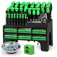 21/118pcs Screwdriver Set with Storage Case, Non-Slip Ergonomic Handle for Home Improvement, Outdoor Improvement, Car and Bike R