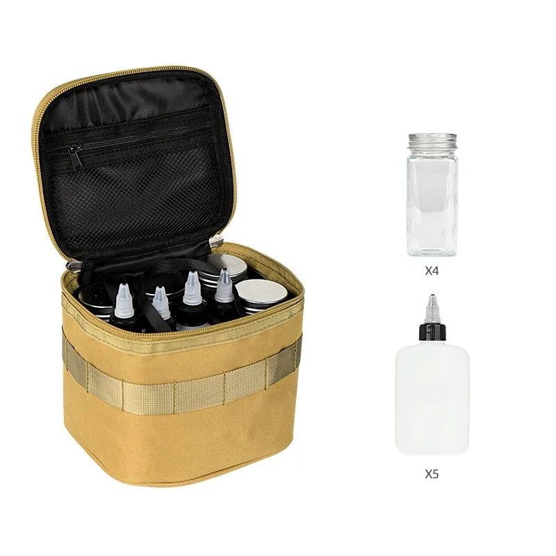 

Camping Cookware Storage Bag Outdoor Camping Organizers with Handle Picnic Bag Large Capacity for Beach Picnic Road Trip Travel