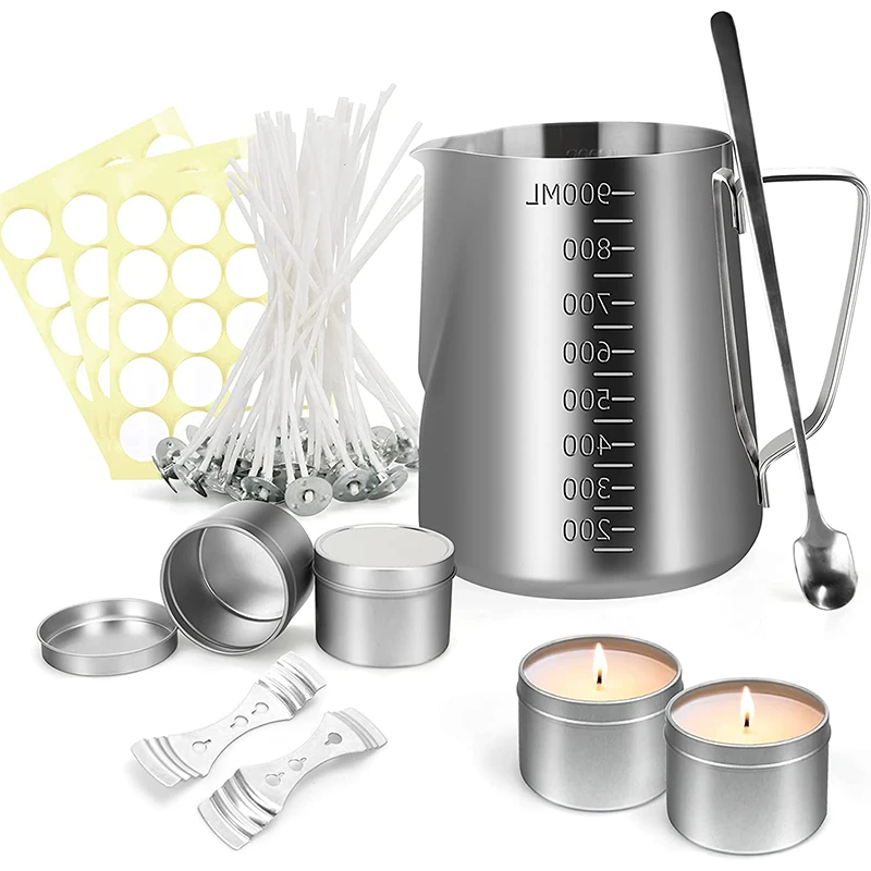 DIY Handmade Scented Candle Making Tool Wax Melting Material Kit