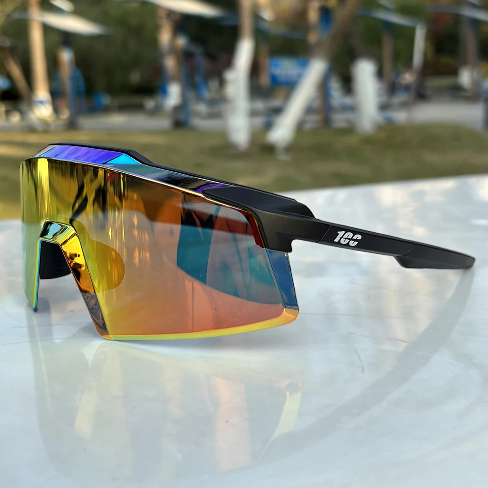 새로운 사이클링 안경 자전거 산악 자전거 선글라스 남성 여성을위한 야외 스포츠 안경 러닝 하이킹 UV400 고글