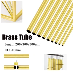 Versatile Brass Tubing - Round Pipe, Various Diameters & Lengths - OD 25 x ID 23mm