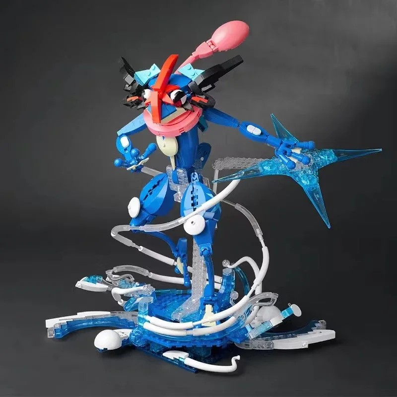 블록, 메가 차리자드 X & 애쉬 그레니냐 DIY 모델, 교육용 퍼즐 장난감, 데스크탑 장식품, 어린이 휴일 생일 선물
