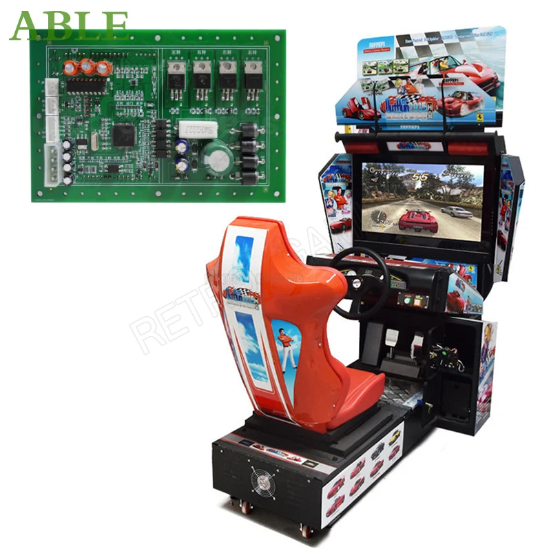 HD Outrun 2 IO Card Arcade Racing Machine DIY Parts Arcade Coin Operated Driving Game Parts the outrun