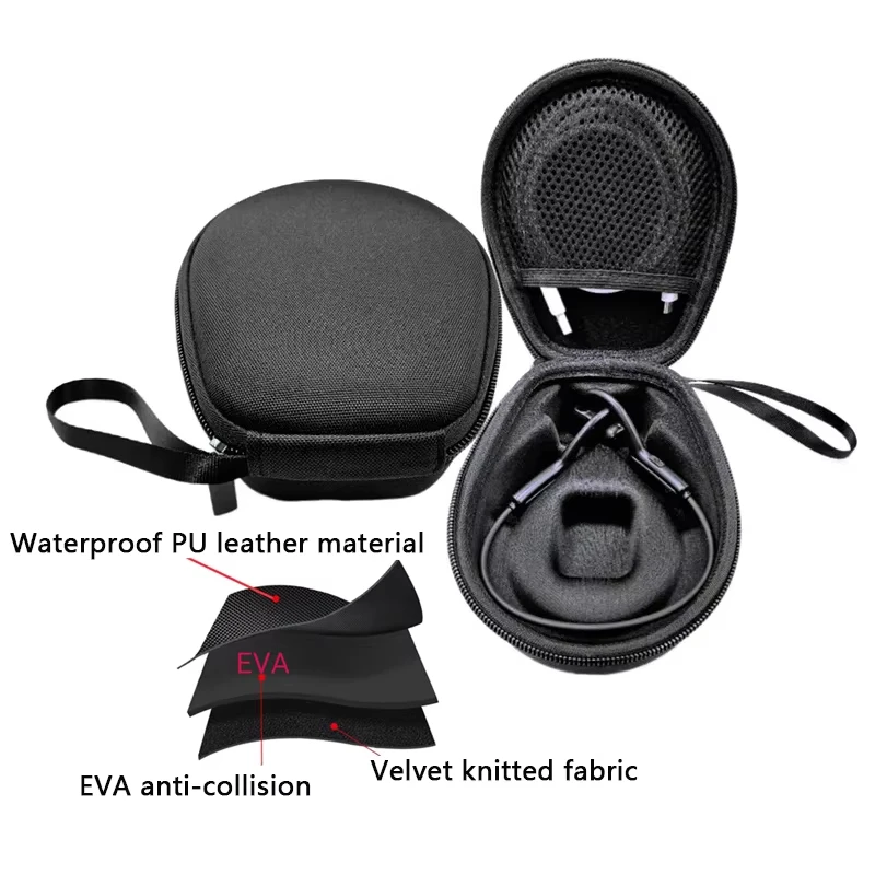 Sac de rangement universel pour écouteurs à conduction osseuse | Étui de voyage souple en EVA