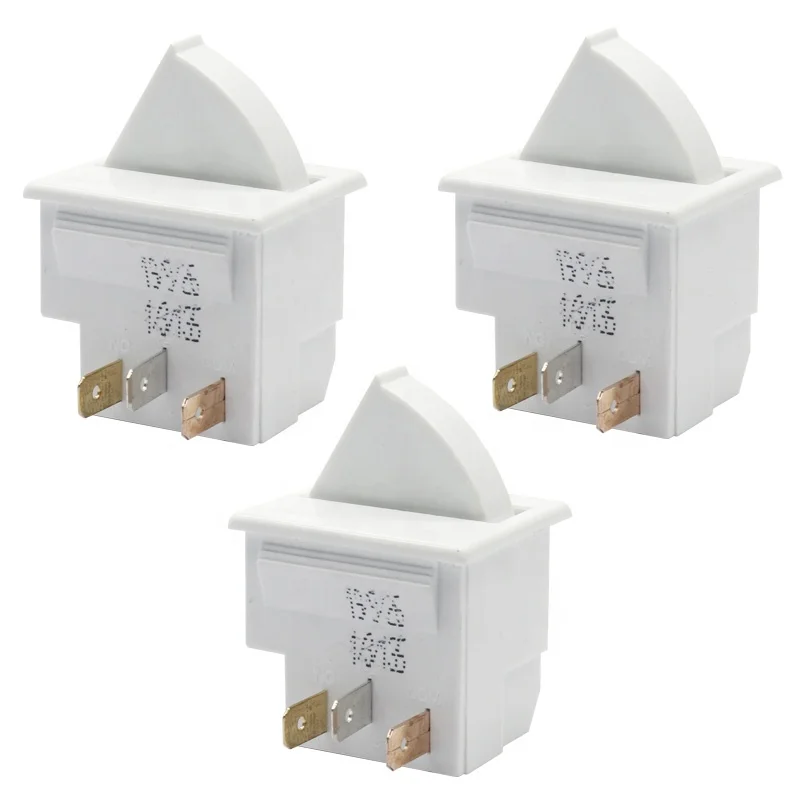 

(1 упаковка) белая запасная часть для холодильника, кухонная лампа переменного тока 5 А 250 В, детали для холодильника, дверная лампа холодильника, фотовыключатель