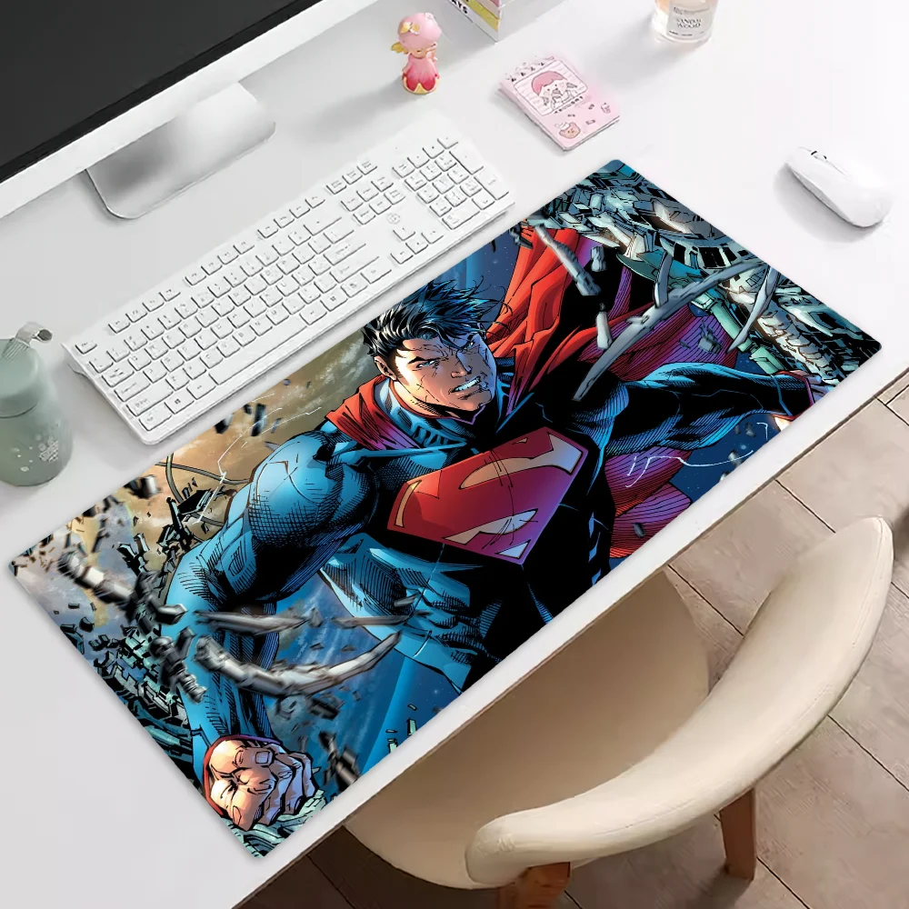 Beast Kingdom Superman Mousepad Pad Rubber Table Mat Extended Gaming Lock Edge Keyboard Mat 3