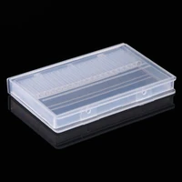 Empty Clear Drill Bits Storage Box Files- Holder Display Grinding for Head Container for Case Manicure Accesso 2