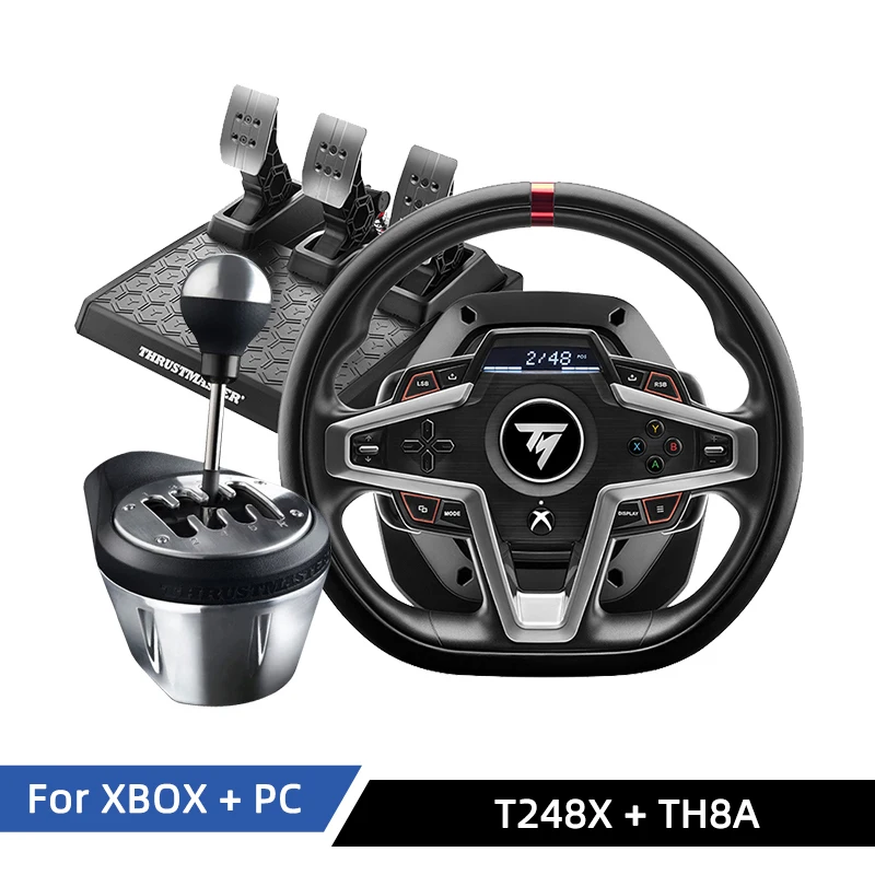 Thrustmaster T248 racing wheel new hybrid system for Xbox X Xbox S Xbox One  PC 25 Action Buttons for XBOX Series game console - AliExpress