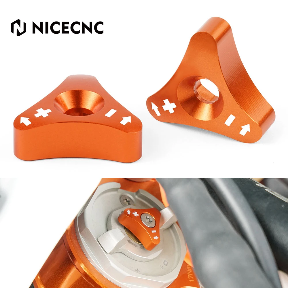 

NiceCNC Motocross 48mm Front Fork Knob Adjuster For KTM 125 150 250 350 450 500 520 525 EXC EXCR EXCF SX SXF XC XCF XCW XCFW MXC