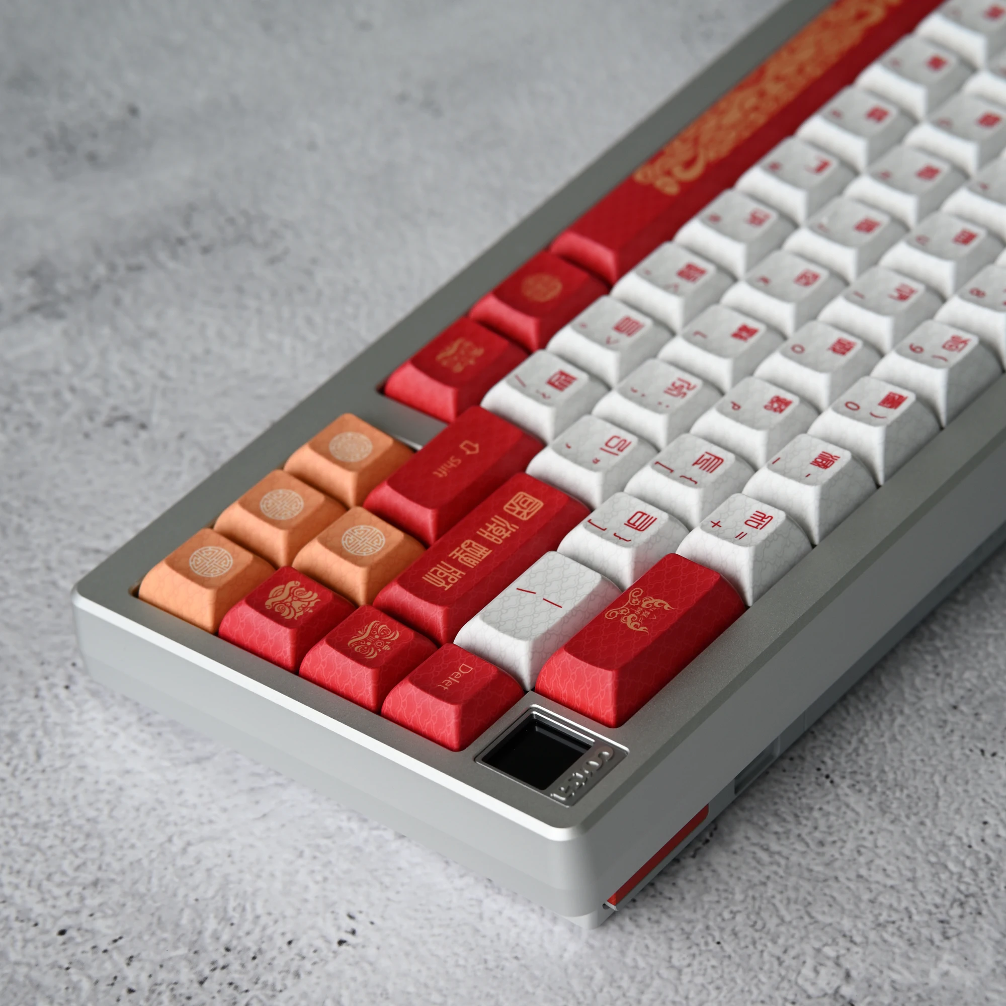 Dye Sublimação Teclado Mecânico Keycap Dança Leão Keycaps Perfil Kca Pbt mx Switch Iso Enter 40 61 64 75 84 87 980 - Imagem 4