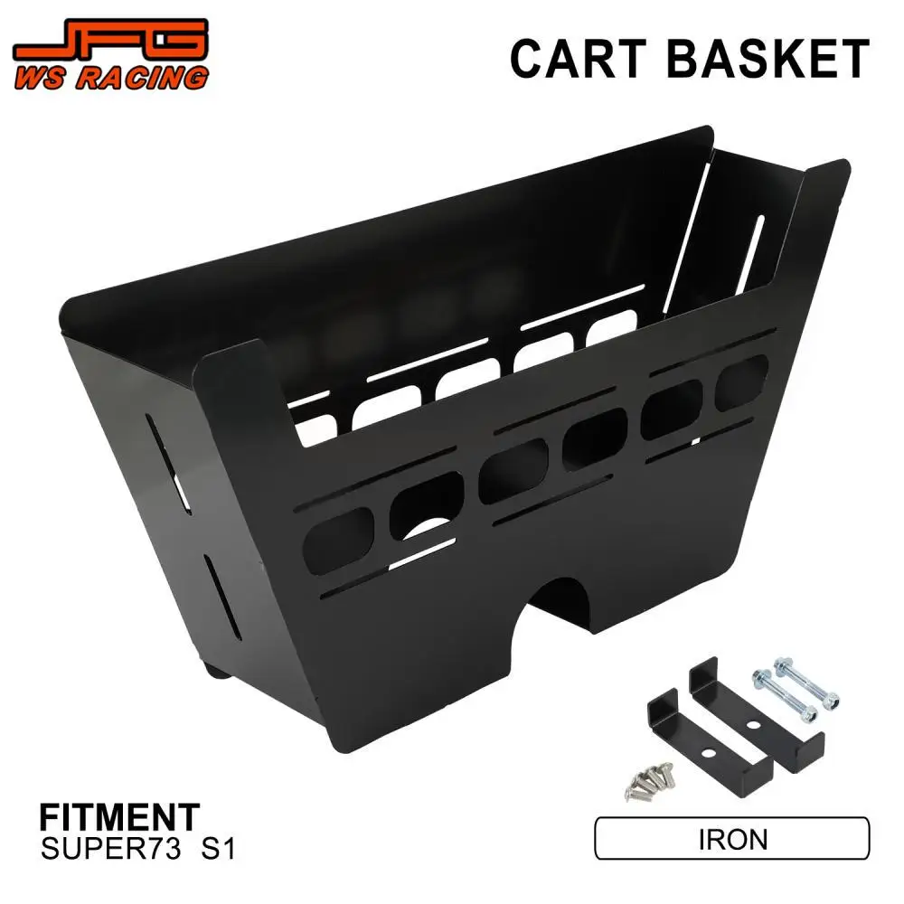 Basket Motorcycles Accessories Baskets Luggage Net Item Placement Storage Rack For Super 73 S1 Iron Electric Bike E-Bike Parts