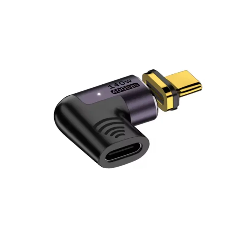 USB4.0 마그네틱 8K@60Hz USB C 어댑터 140W USB C to Type C 40Gbps 고속 충전 컨버터 케이블 (태블릿/폰 충전 어댑터용)