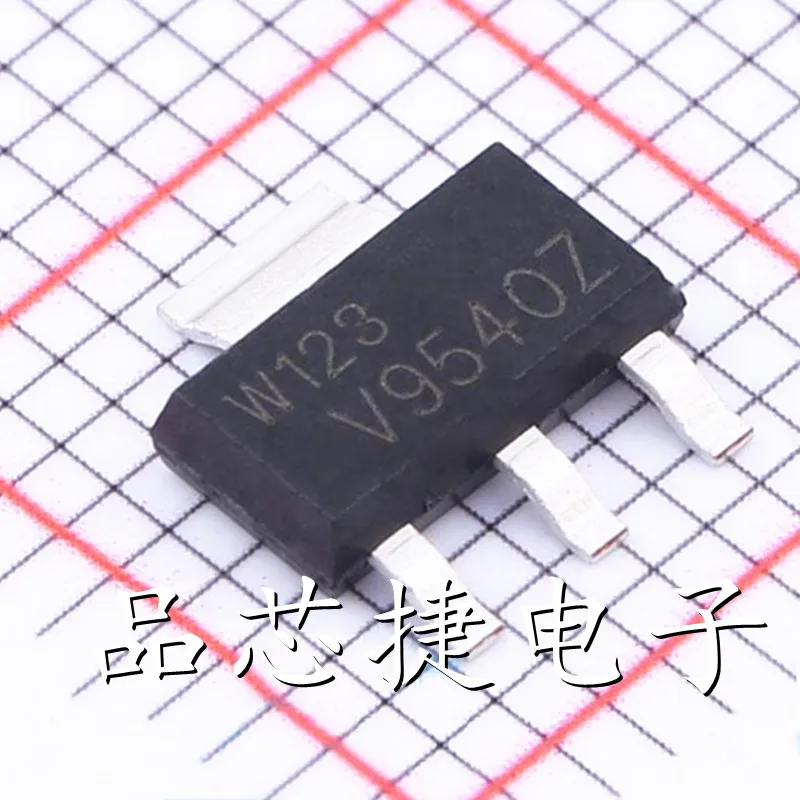 

10 шт./лот PBHV9540Z,115 маркировка V9540Z SOT-223 500 В, 0,5 A PNP высоковольтный низковольтный транзистор (BISS)