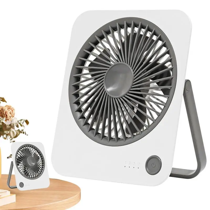 

Desk Fan 4 Speeds Wind Desktop Personal Fan Small But Powerful Desk Fan Table FanTable Cooling Gadget For Desktop Camping Office