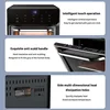 10L Electric Visual Air Fryers Oil-free Automatic Household Kitchen Multifunction Bread Cake Meet Food Baking Oven Deep Fryer 4