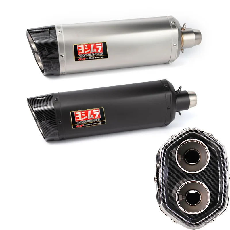 UniversalMotorcycleExhaustYoshimuraMufflerPipeForHondaYamahaPcxnmaxduke390R3NC750X