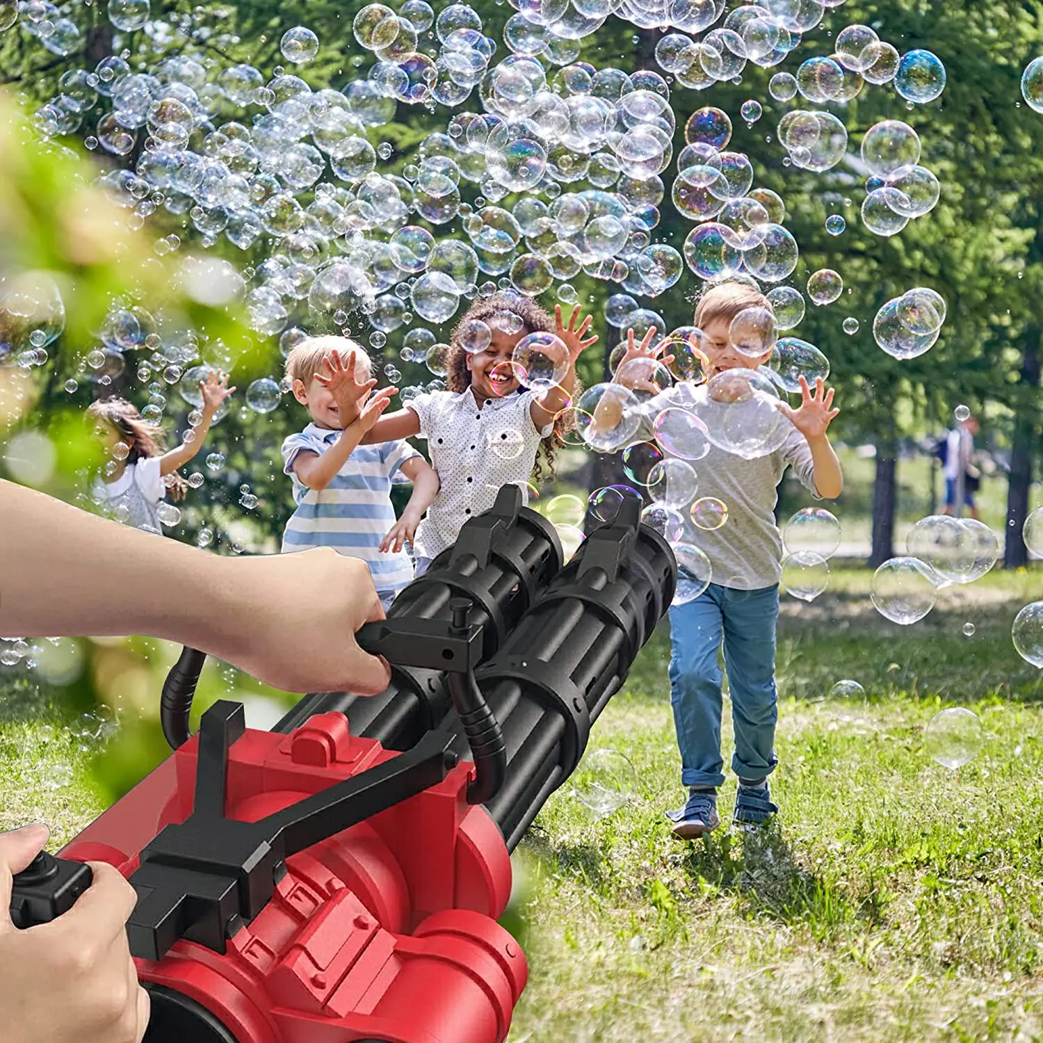  Bazooka Bubble Gun for Kids - Automatic Continuous