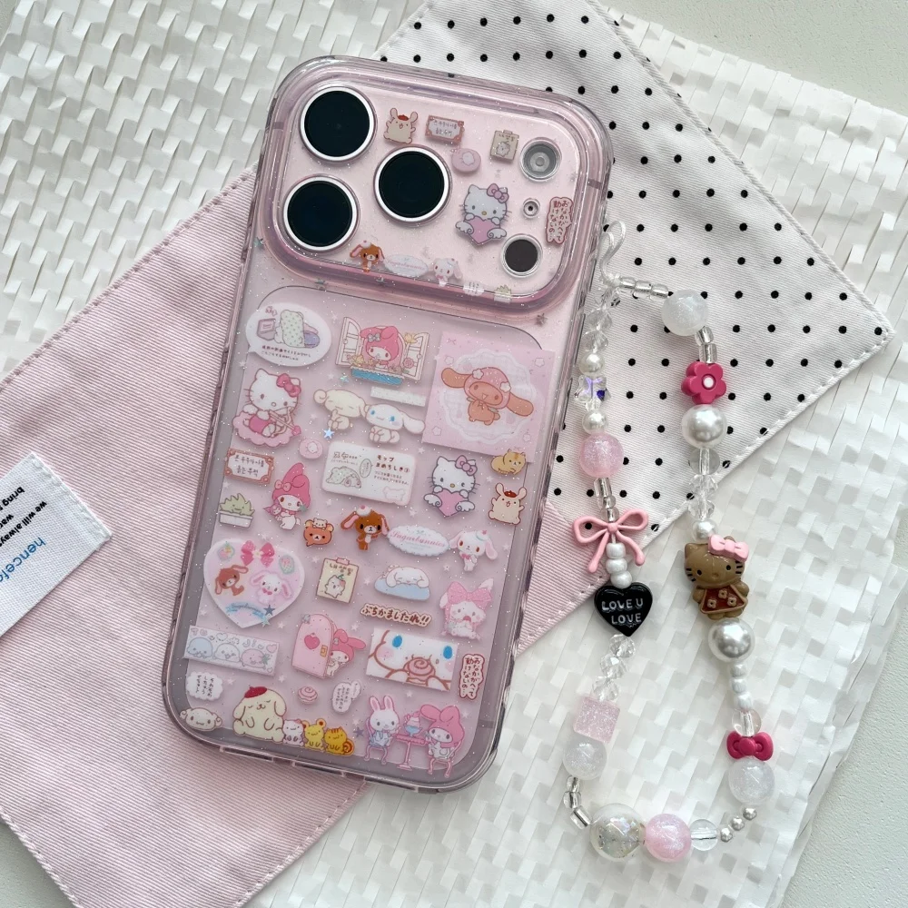Hello Kitty Melody Cartoon Pink Phone Case image 10