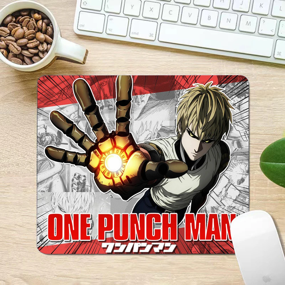 Маленький мужской коврик для мыши One Punch, компьютерный коврик для мыши, коврик для мыши для ноутбука, коврики для мыши для письменного стола, офисные аксессуары 21x26 25x30 см