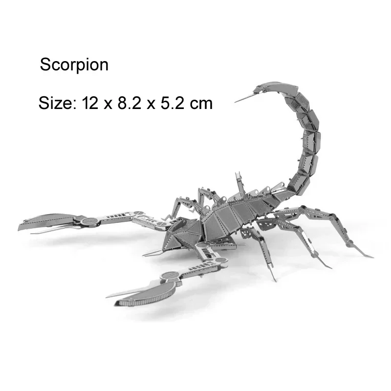 MIni 3D Metall Puzzle Montage Insekt Modell Neue Libelle Marienkäfer Schmetterling Karpfen Modell DIY Puzzle Blöcke Pädagogisches Spielzeug – Detail 4